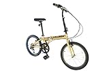 Columba PR20S Folding Bike Gold (PR20S1_Gold)