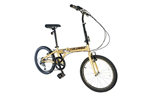 Columba Pr20S Folding Bike Gold (Pr20S1_Gold) #TOP6