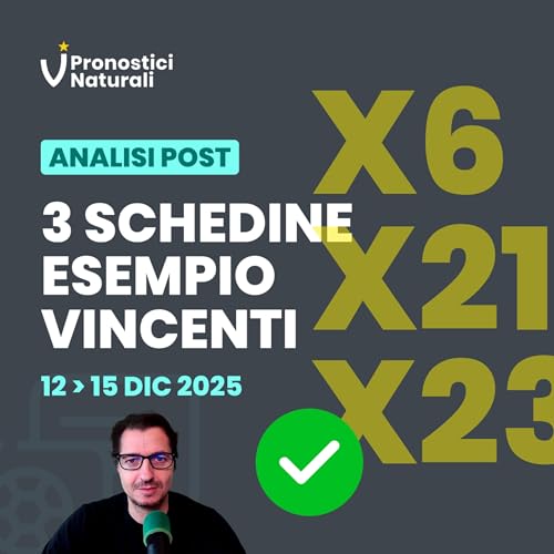 3 Schedine Esempio Vincenti ✅ Dettagli e Analisi Post Partite copertina