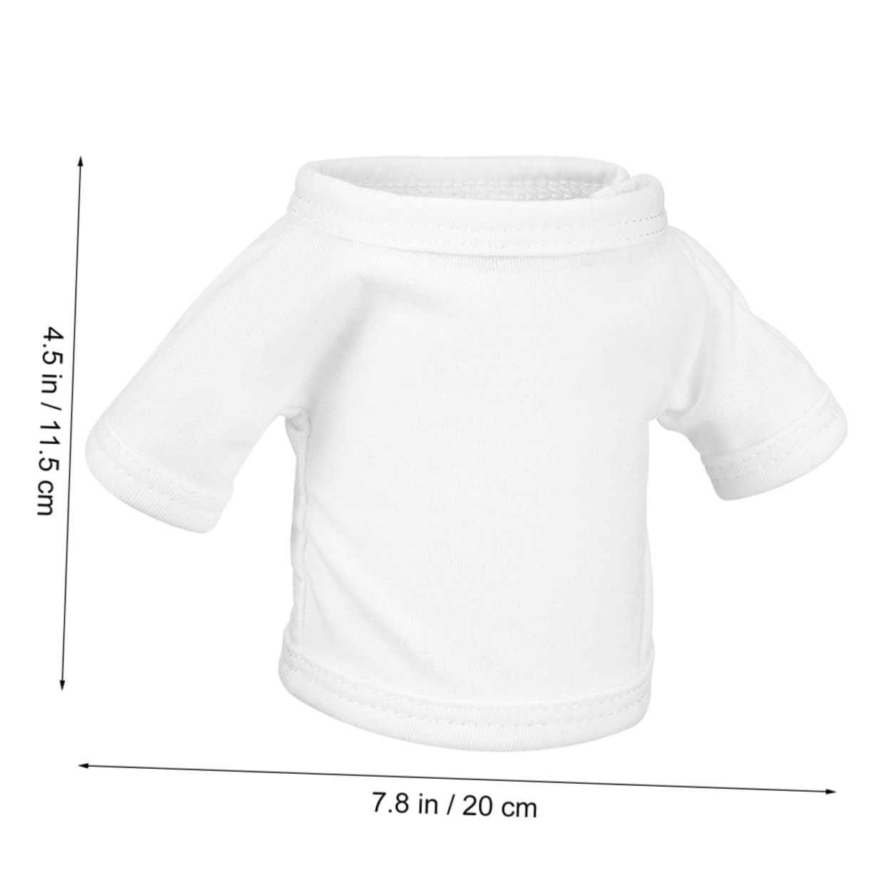 FELTECHELECTR Cute Bear Puppet Clothing 3 Pack of Mini Doll Tops Plush for Boys and Girls' Imaginative Play