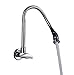 Rozin Wall Mounted Flexible Rotatable Spout Sink Faucet Single Cold Water Tap