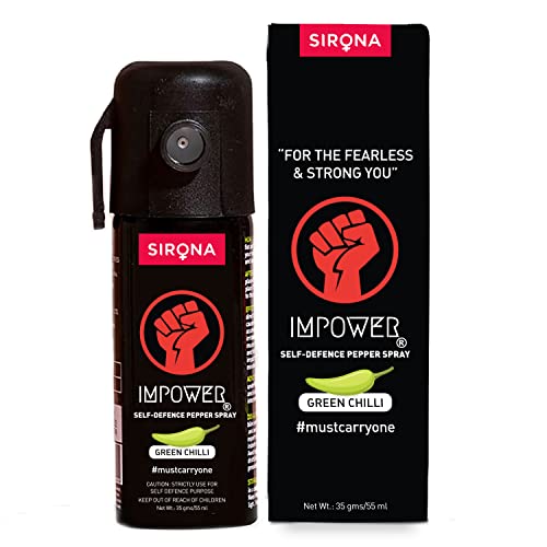 IMPOWER Self Defence Pepper Spray Green Chilli 