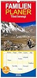 Familienplaner 2026 - Tibet bewegt mit 5 Spalten (Wandkalender, 21 cm x 45 cm), CALVENDO: Bilder einer bewegten und bewegenden Kultur (CALVENDO Glaube) - CALVENDO, Manfred Bergermann 