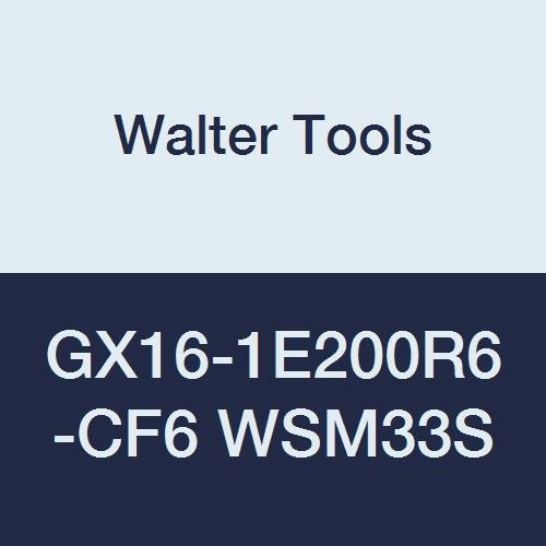 GX16-1E200R6-CF6 WSM33S Carbide Tiger-Tec Grooving Indexable Turning Insert, 0.008" Corner Radius (Pack of 10)