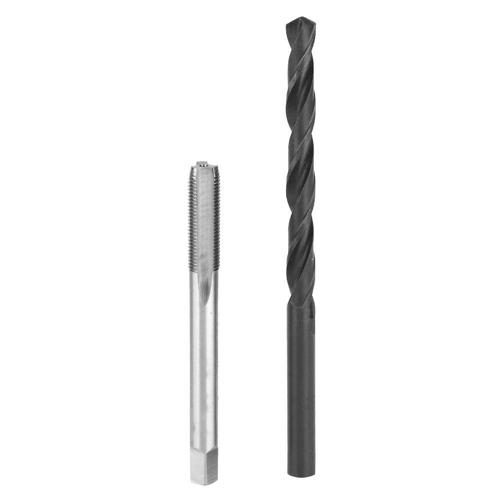 M6x0.75 Thread Repair Kit Stainless Steel Rethreading Tap Set for Female Thread Repairing Insert