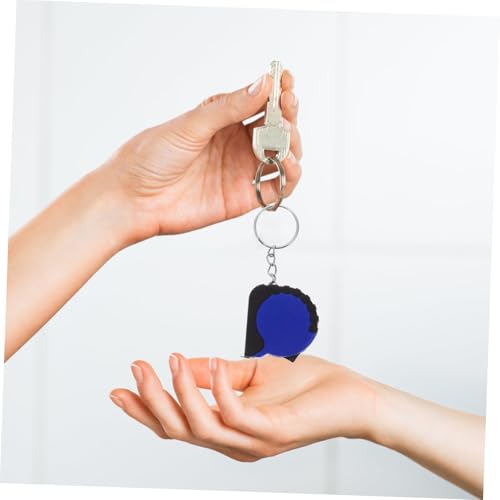 Cinta métrica retráctil mini llavero pack x10 miniatura 5