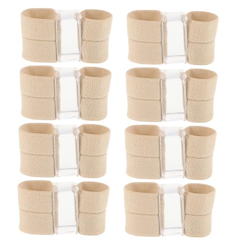 minkissy 8pcs Big Inserts Separators for Foot Spreader Brace Gel Spacers Support Inserts Adjustable Design