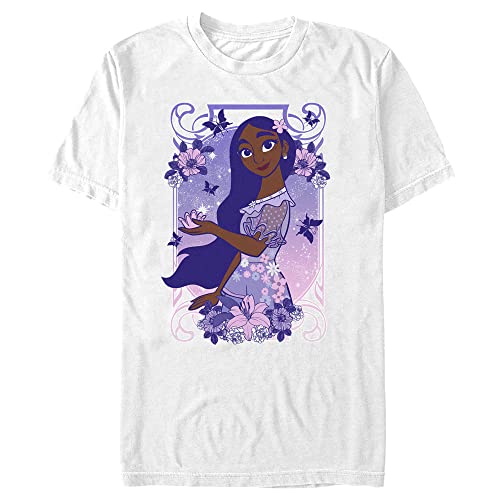 Disney Isabella sans Effort T-Shirt Homme Coupe Droite Anti-Déformation