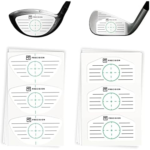 DARX RX Precision - Golf Impact Tape - 300 Etiketten/Label - Eisen/Driver Cover