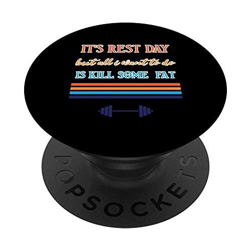 Funny Gym Saying Quote Sarcastic Fitness PopSockets PopGrip Intercambiable
