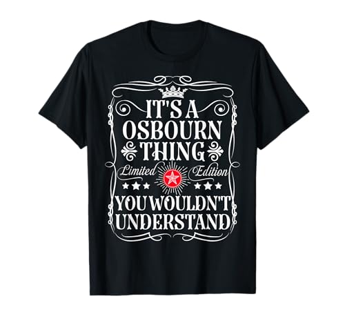 Photo de Le nom d'Osbourn est un nom d'Osbourn que vous ne comprendriez pas T-Shirt