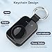 i.VALUX Portable Wireless Charger for Apple Watch Series 10/9/8/UItra/7/6/5/4/3/2/SE,Compact Magnetic iWatch Charger 1000mAh Extra Power Bank Smart Keychain Travel Accessories Father Birthday-Black