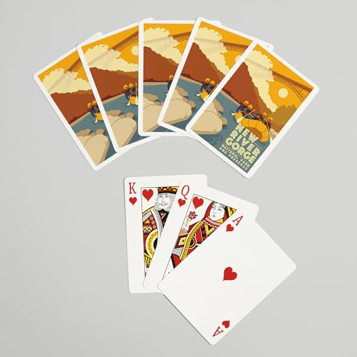 Lantern Press Canyon Rim naipes póker adultos 52 cartas miniatura 7