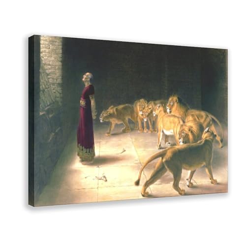 Poster Daniel Answer to The King in The Lions Den Briton Riviere déco