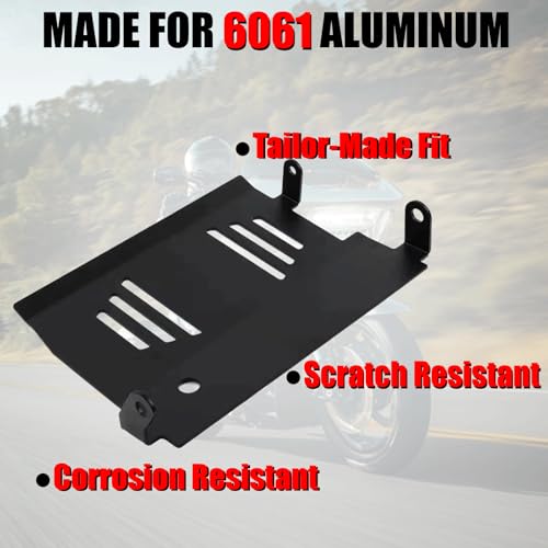 Image of Skid Plate Fit for Harley Touring, Road Glide, CVO Road Glide, Street Glide, CVO Street Glide, Special FLHXSE Lower Engine Chassis Protection Guard 2024-UP, Black