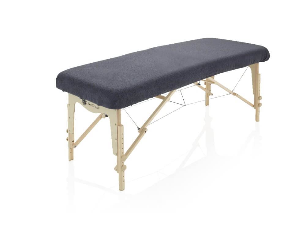 Funda para Camilla de Masaje sin Agujero Cara Oeko Tex 100 63cm x 71cm x 185cm - 192cm Gris