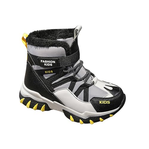 IWIHMIV Toddler Snow Boots Boys Girls Warm Boot Non Slip Warm Outdoor Hiking Shoes Winter Boots High Top Sports Snow Boots2