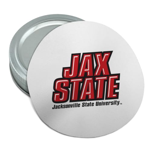 Graphics & More Jacksonville State University Primary Logo Round Rubber Non-Slip Jar Gripper Lid Opener