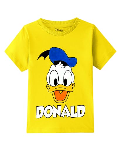 Image of Kuchipoo Disney Boys Half Sleeves Regular Fit Cotton T-Shirt