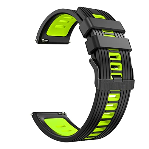 Bracelet silicone 22mm Zeblaze Stratos anti transpiration couleur agate