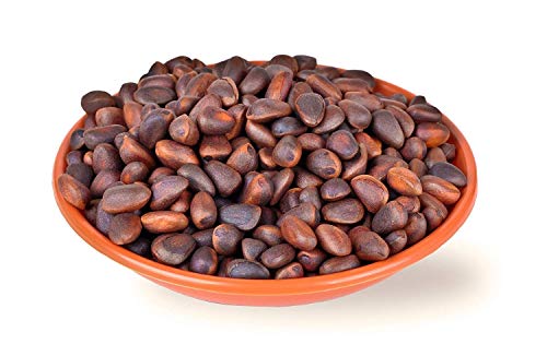 Unpeeled Organic Pine Nuts in Shell from Siberia, Premium Quality 1000gr/35.3oz/2.2lb by Siberian Green Food, European organic certificate …