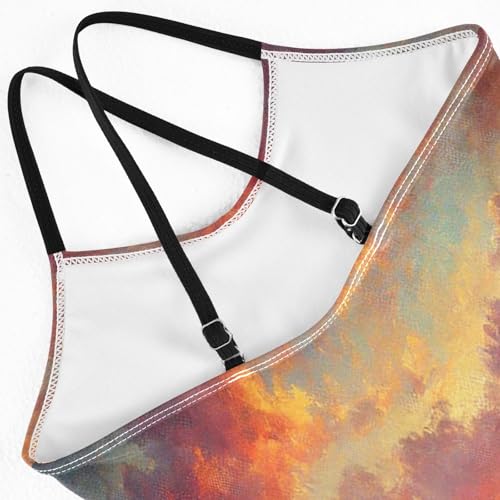 River Bridge Romantic Swimsuit for Girls Bathing Suit Summer Beach One Piece Swimsuits Swimwear4