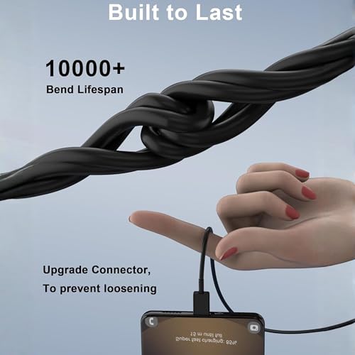 Image of 25W USB Type-C to C Fast Charging Cable | Ultra-Fast Data Sync & Power Delivery | Compatible with Samsung Galaxy, Android Smartphones, Laptops & Tablets | Durable Braided Wire