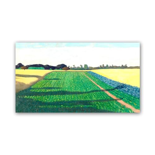 Image sur Toile V-Les champs 80x145cm édition d'art sur texture canvas pour une décoration murale raffinée