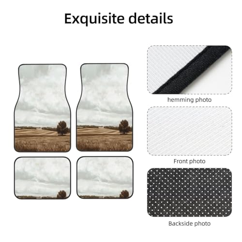 Alfombrillas de coche antideslizantes e impermeables con ribete ajustable 4