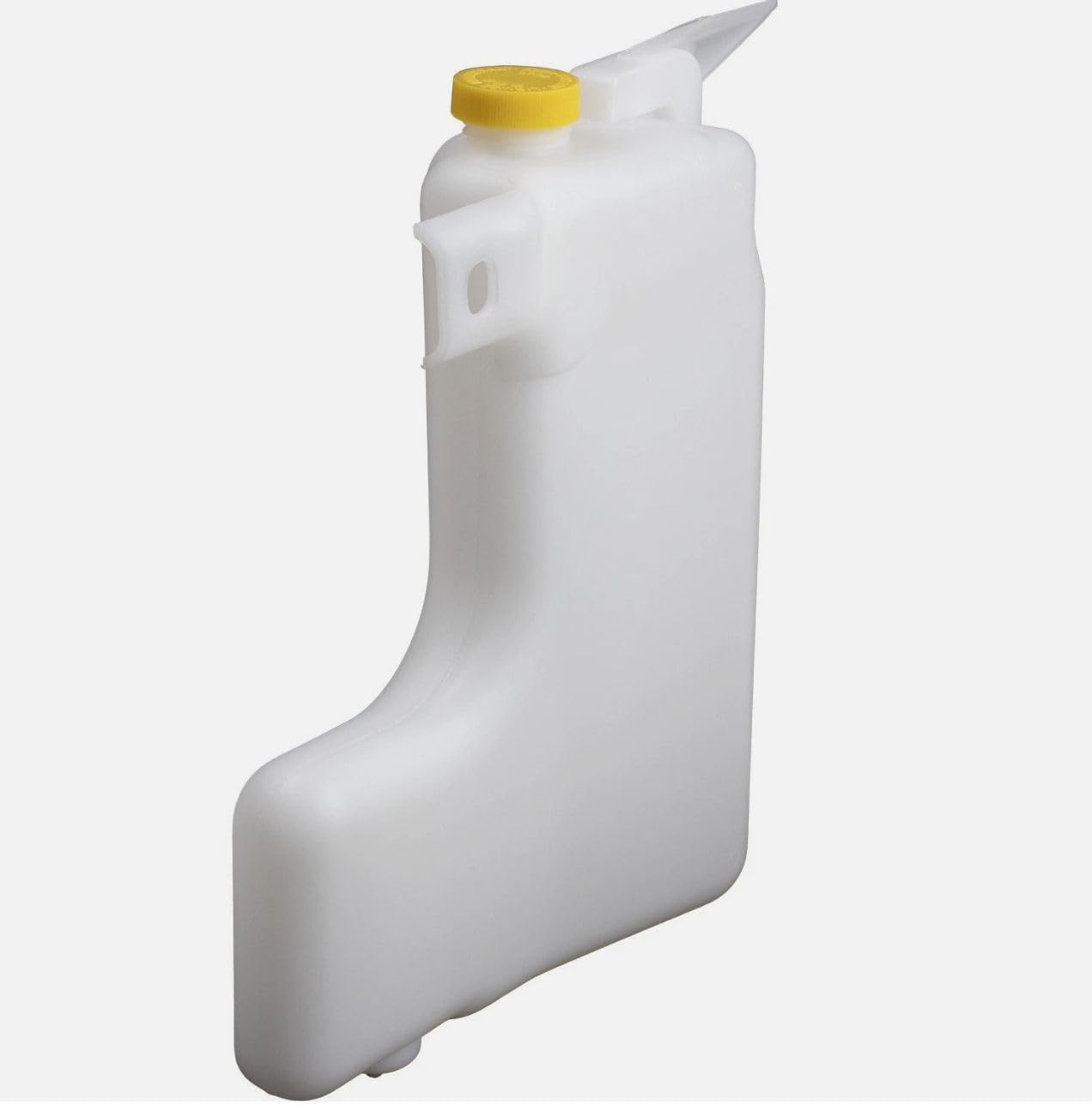 DAT AUTO PARTS Engine Coolant Recovery Bottle Overflow Reservoir Tank with Cap Replacement for 1998-2004 Nissan Frontier Pickup Truck 2000-2004 Xterra White Textured Plastic NI3014109 21710VN20A
