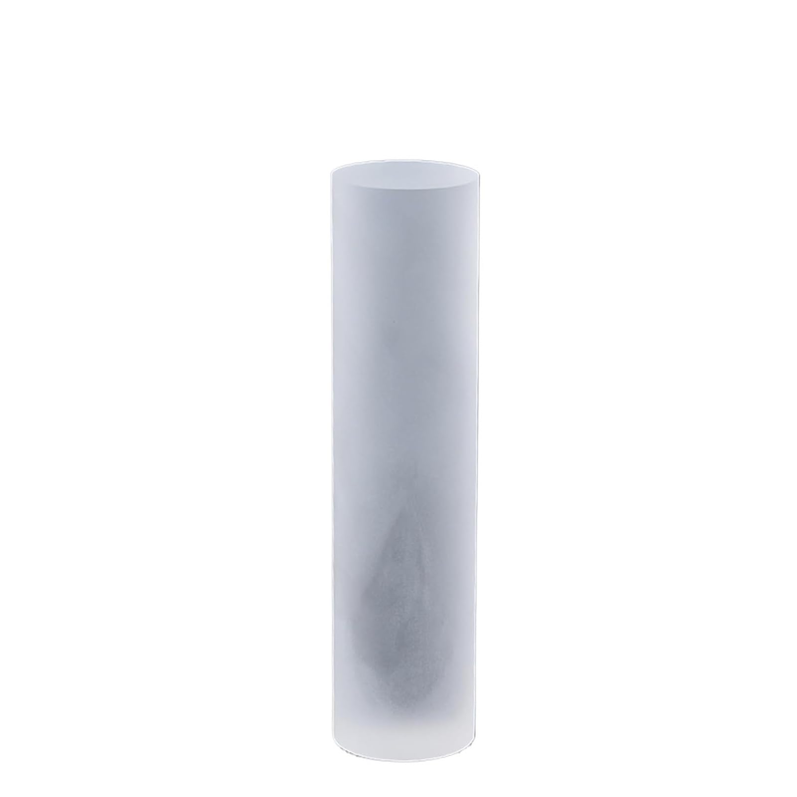 LQZAXSRDR Clear Acrylic Display Block, Acrylic Cylinder Display Block Clear Solid Polished Multiple Sizes(20cm)
