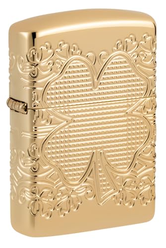 Zippo Encendedor Clover Dorado miniatura 1