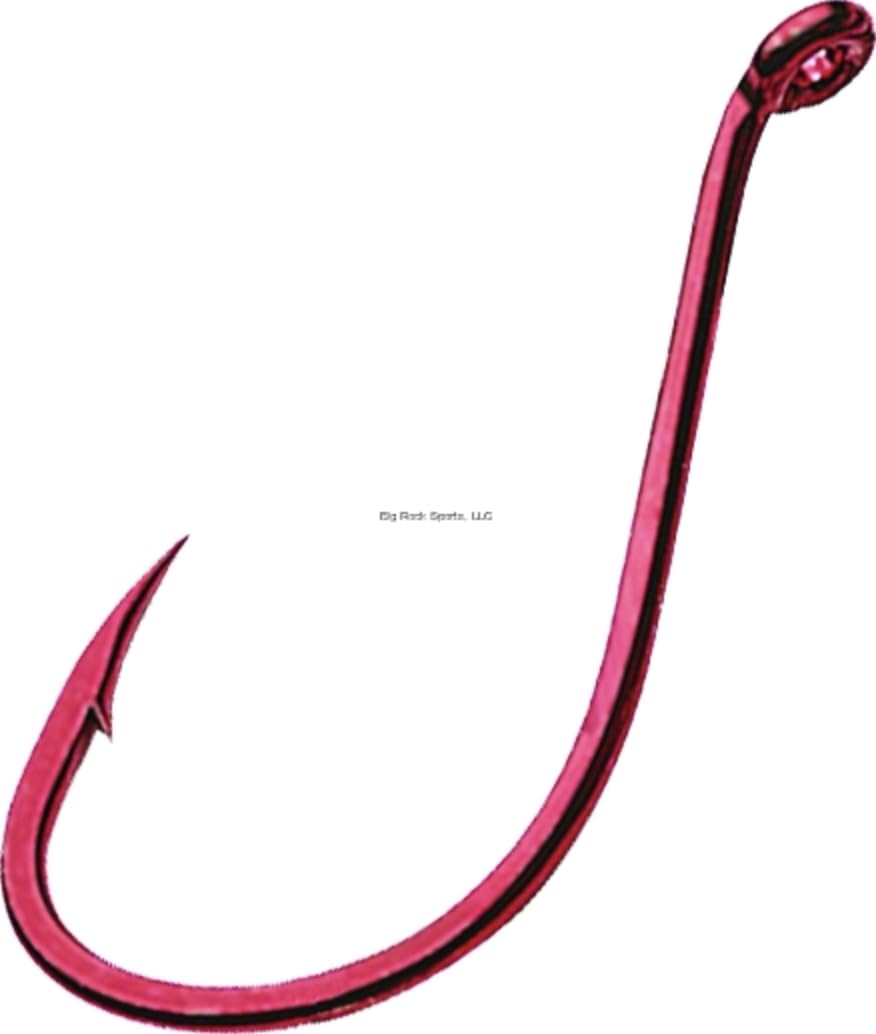 Gamakatsu 25 Pack Octopus Hook (Red, 6/0)