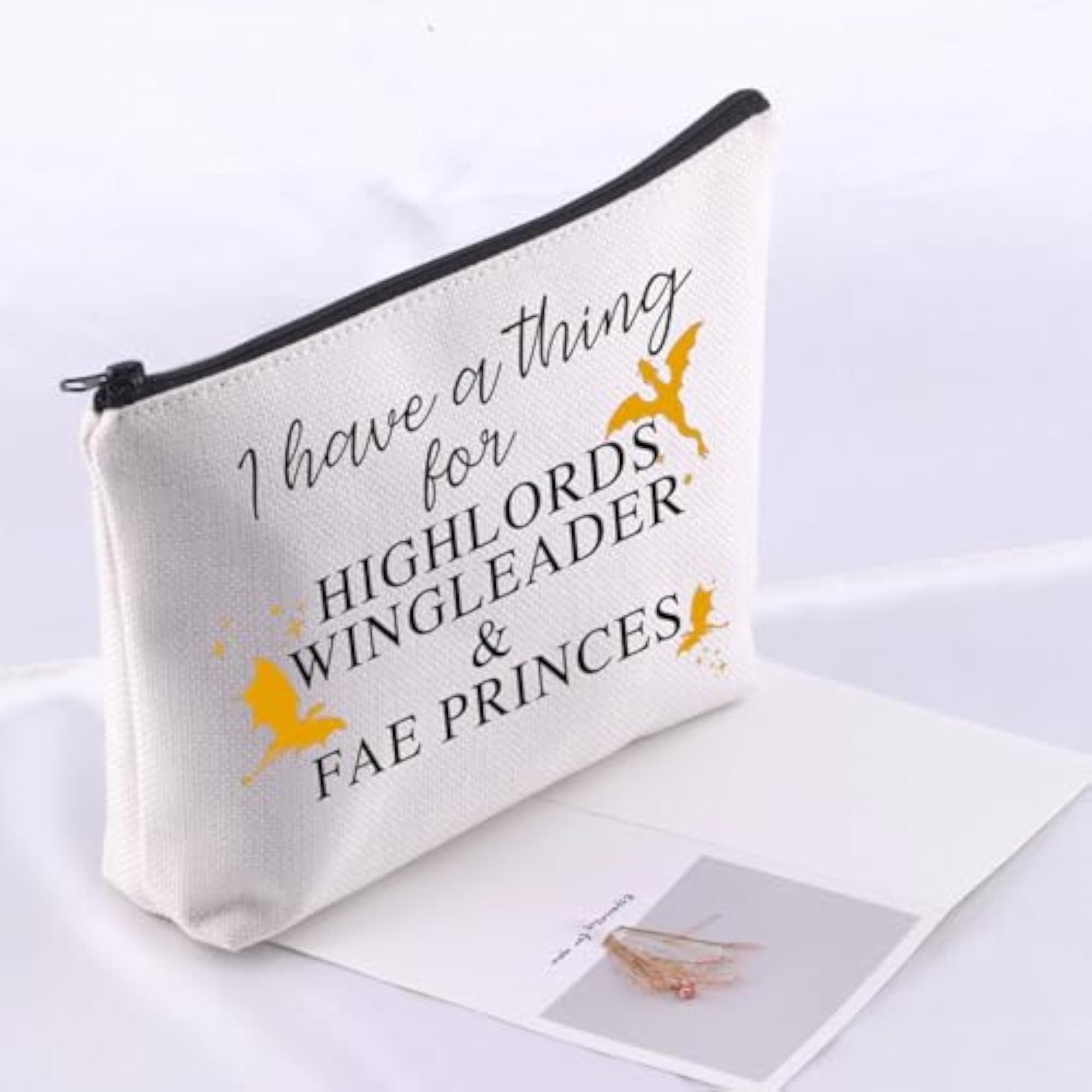 Fantasy Dragons Rider Makeup Bag, Gift for Fantasy Lovers