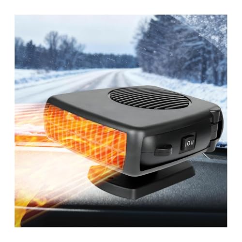 Car Heaters,12V Portable Car heaters for Vehicle 200W Car Defroster Windshield Heater Car Heater Defroster Windshield Defogger Automobile Windscreen