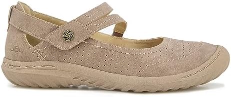 JBU by Jambu Women's Fawn Mary Jane Flat, Taupe, 8 | Image 1
