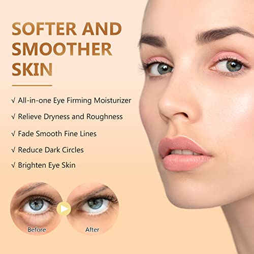 Eye Cream For Dark Circles And Puffiness,Eye Repair Gel-Cream For Removing Eye Bags,Fade Eye Lines & Refresh Your Skin,24 Hour Hydration For All Skin Types #TOP2
