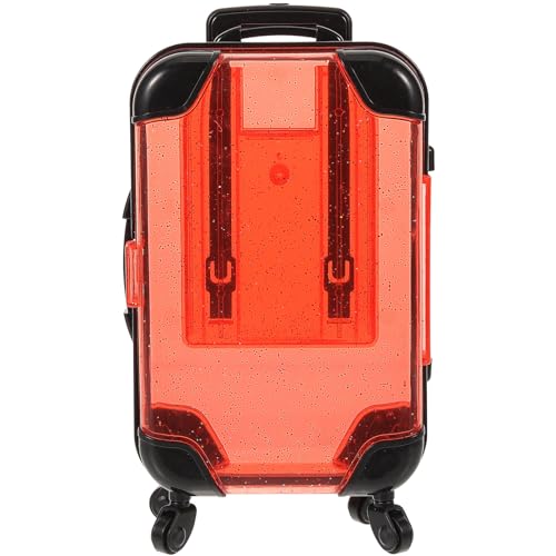 FRCOLOR Scatola Porta Ciglia Finta Forma di Valigia Mini Valigia Vuota per Ciglia Finte Cosmetici e Piccoli Oggetti Scatola di Imballaggio Organizer