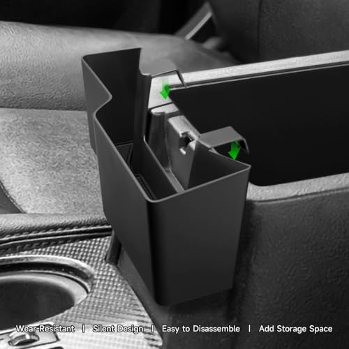 Image of Center Console Hanging Storage for 2010-2024 Toyota 4Runner Accessories Console Armrest Organizer Tray Armrest Storage Bag ABS