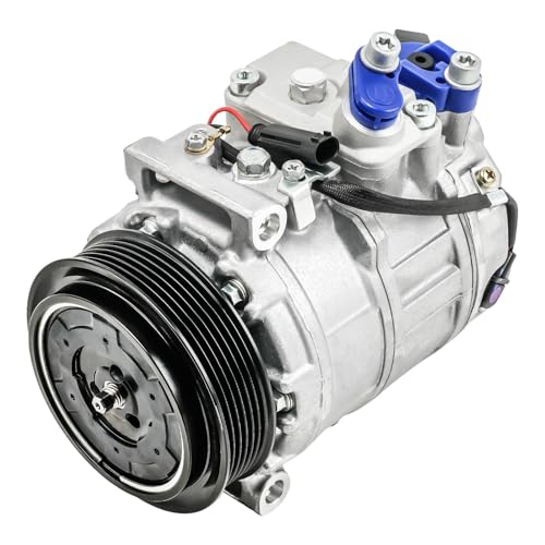 Image of PHILTOP 158359 Air Conditioner AC Compressor with Clutch for C300 2008-2010, GL450 2008-2010, C350 2008-2009, ML350 2006, R350 2006, ML500 2006, GL550 2009-2010, R500 2006,R350 2010 3.5L (1-Pin only)