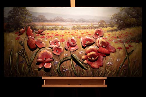 KunstLoft® Metalen schilderij 'Blooming Meadows' 120x60x5,5cm handgemaakte wanddecoratie - Image 7