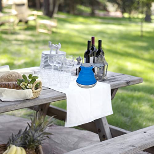 Bouilloire silicone pliable 1500ml grand pot d'eau camping thé café - 3