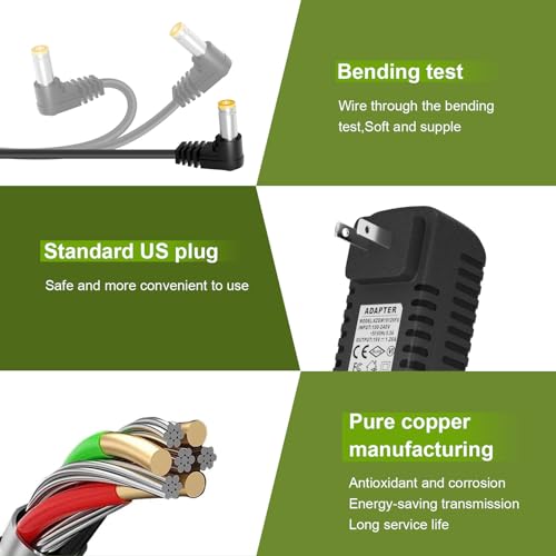 19V Power Supply Adapter for Pet Containment Fence Transmitter Radio Compatible PetSafe IF-100 PIF-300 300-034 RFA-443 IF-101 /SPS-06C19-1W 650-231 650-297 PIF00-15001 PIF00-13663 RFA-554 RFA-584