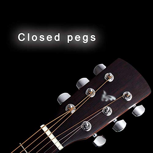 DYB Kit de démarrage de Guitare Acoustique pour débutant Spruce ABS Edging Production de Bois Massif Perfect Tone Tuner… - Les Beatles, Paul McCartney, John Lennon, RIngo Starr, George Harrison DYB Kit de démarrage de Guitare Acoustique pour débutant Spruce ABS Edging Production de Bois Massif Perfect Tone Tuner… – Image 4