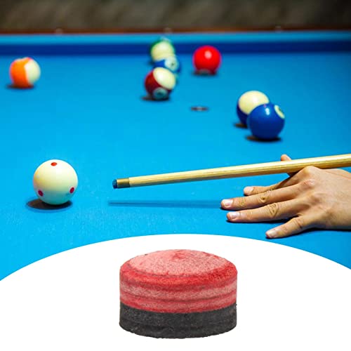 Yiju 3X Billiard Pool Cue Tip, Portable Snooker Cue Tip Billiards Cue Tip, for Pool Cues Billiards Indoor