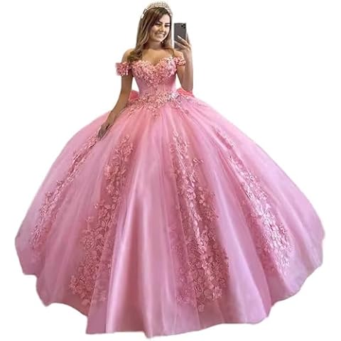 HYEC7 Off Shoulder Tulle Ball Gown Cover
