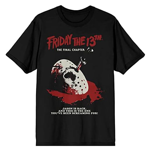 Bioworld Friday The 13th Final Chapter T-Shirt-M,Black