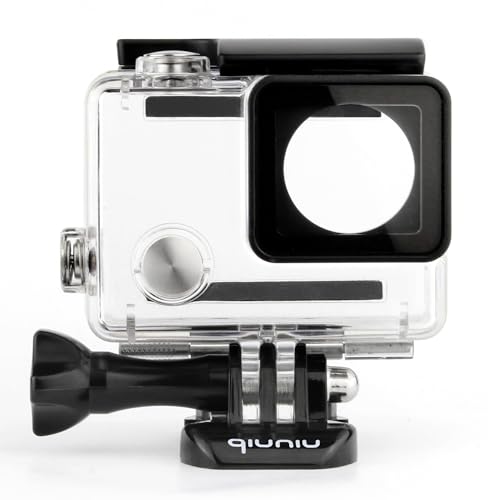 Waterproof Dive Housing Case for GoPro Hero 4, GoPro Hero 3 and GoPro Hero 3+ Action Camera - Up to 40 Meters (131 feet) Underwater -Transparent Clear