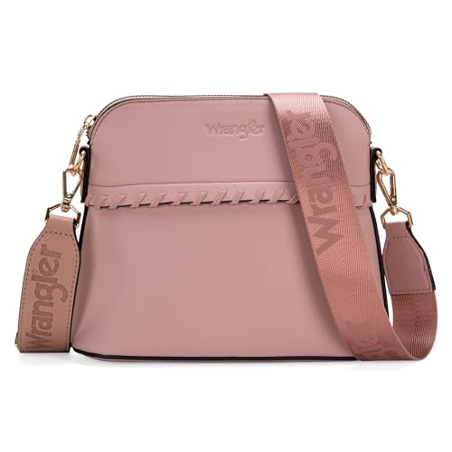 Image of Wrangler 3PCS Purses for Women Tote Bag Crossbody Handbag and Wallet Set with Guitar Strap