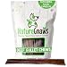 Nature Gnaws Beef Jerky Chews 9-10 inch (50 Count) - 100% Natural Beef Sticks for Large Dogs